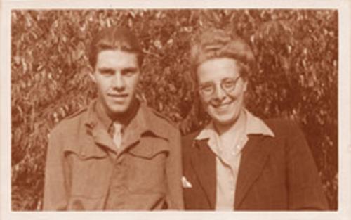 1946 - Frederik Bergfeld (geb. 9-10-1925)  en Elsina Ida Oerlemans