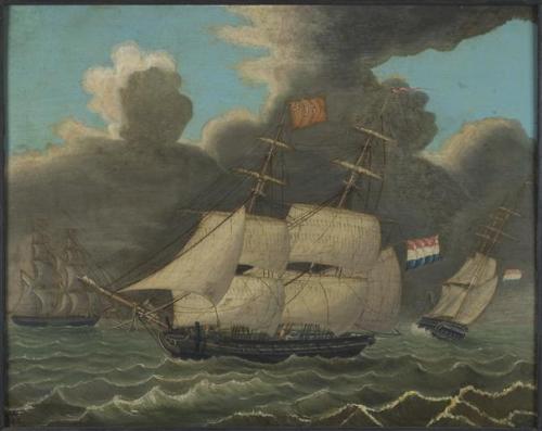 1823 - Brikschip Activo, kapitein Hermann Gerhard (Bergfeld) Bergveld (geb. 19 -8-1785)