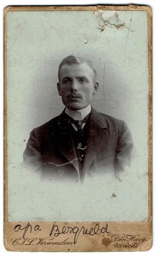 1912 - Jan Hendrik Bergveld (geb. 18-2-1889)