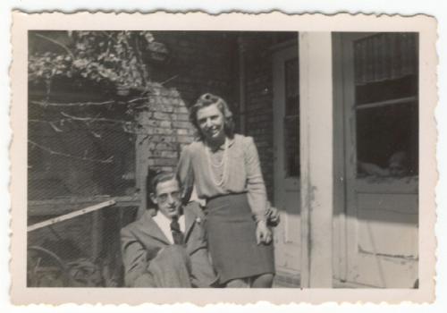 1947 - Maria Berdina Bergveld (geb. 4-3-1922) en Josephus Jacobus Brakkee