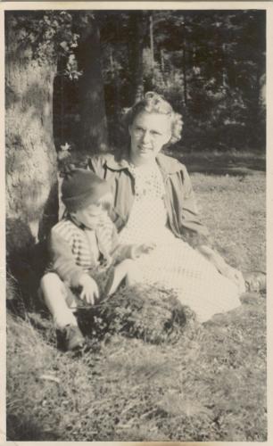 1954 - Maria Berdina Bergveld (geb. 4-3-1922) en Jan Hendrik Brakkee