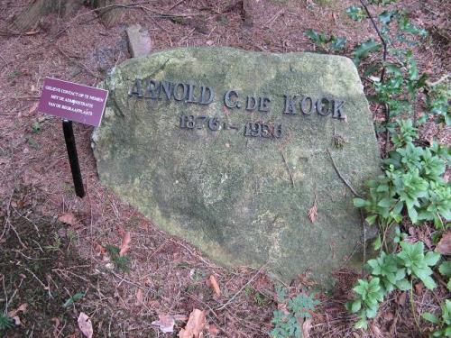 1956 - Grafsteen Arnold Cornelis de Kock (geb. 23-5-1876) - Begraafplaats Bilthoven