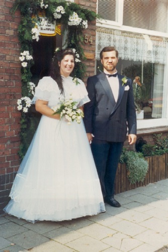 1987 - Huwelijk Michel Jozef van Steenderen de Kok en Wilhelmina Elisabeth van Drie
