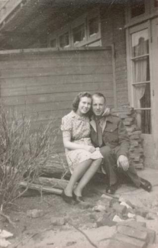 1946 - Johanna Maria Wilhelmina Verweij en Bernardus Johannes Bergveld (geb. 27-6-1926)